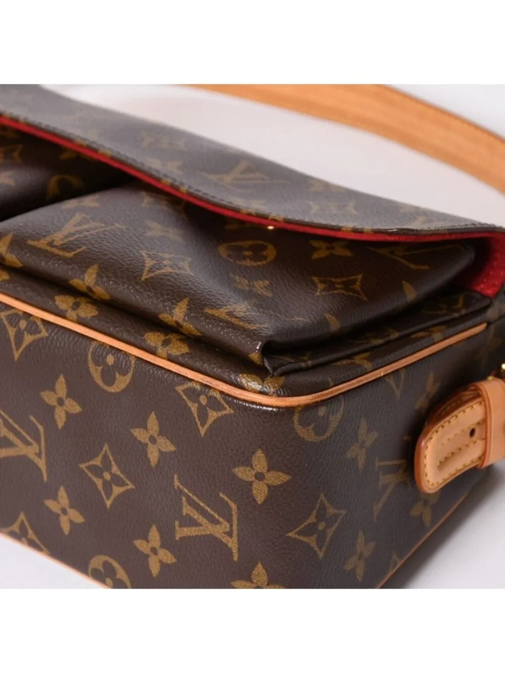 Louis Vuitton Viva-Cite MM Handbag Bag Monogram Brown